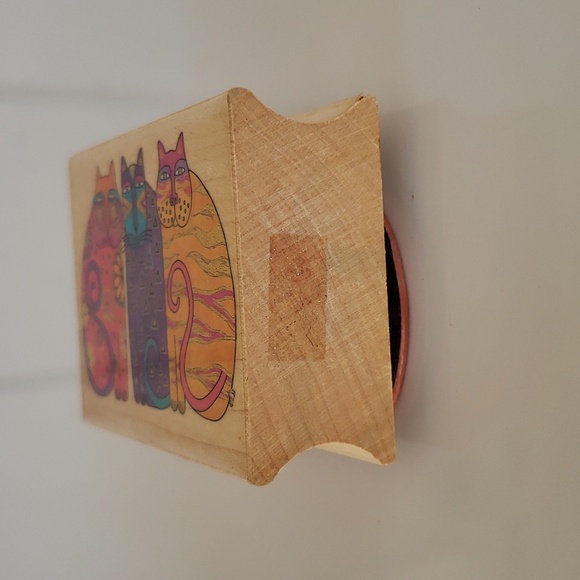 Laurel Burch Stamp 954H Laurel Burch Cat Stamp Laurel Burch 3 Cats - Picture 3 of 10